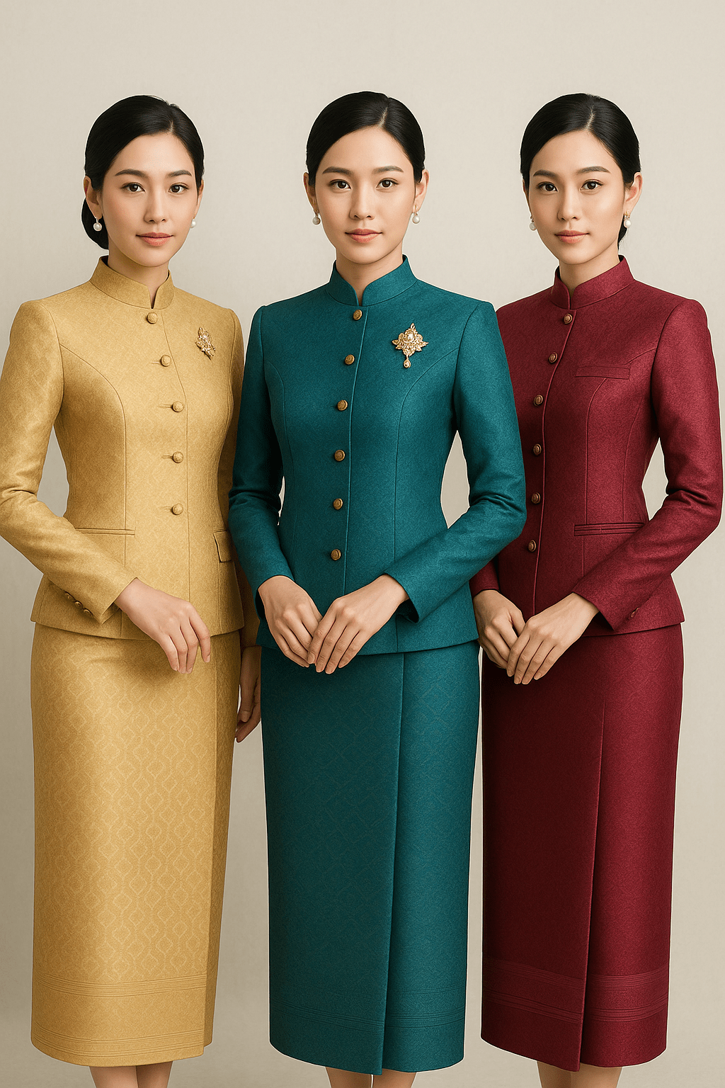 ชุดไทยจิตรลดาประยุกต์